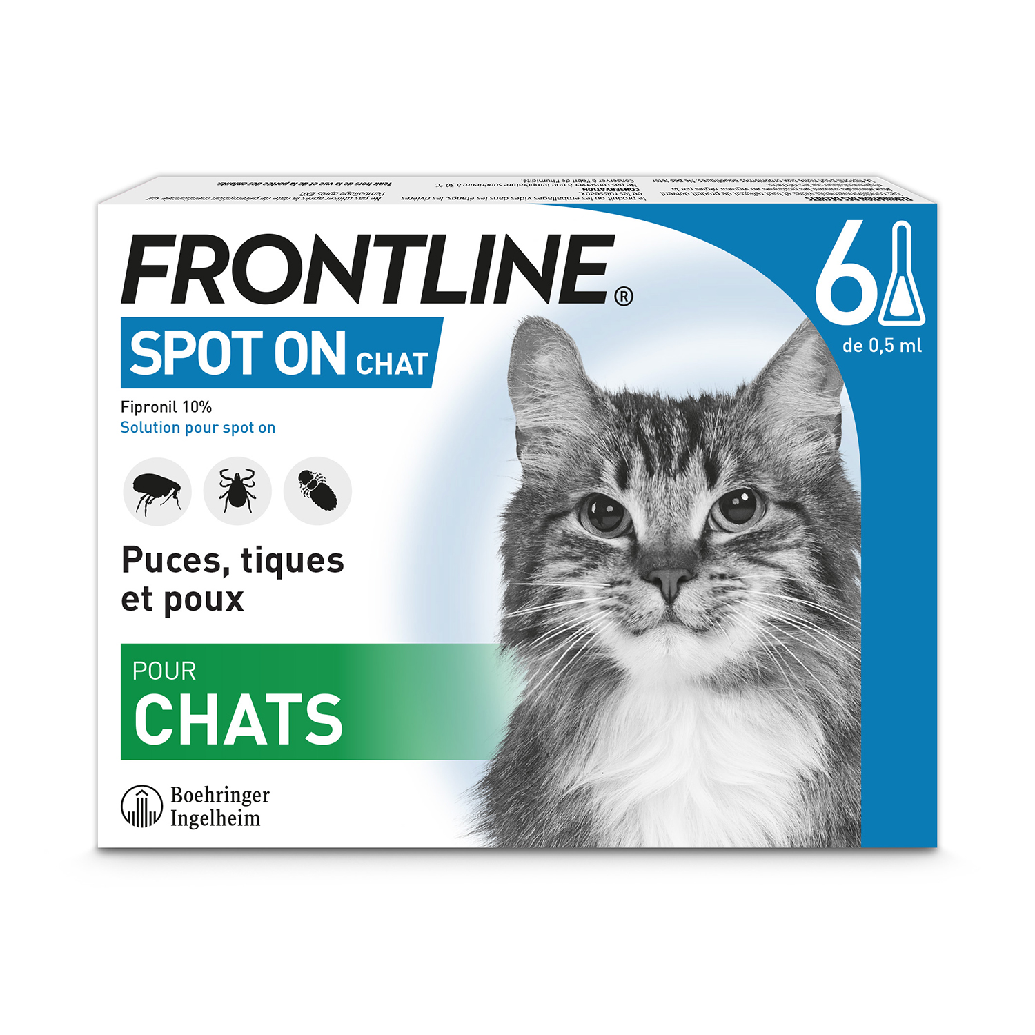 Frontline SpotOn Chat 6 pipettes