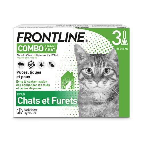 Frontline Combo Chat - pipette anti puce chat anti tique chat/chaton