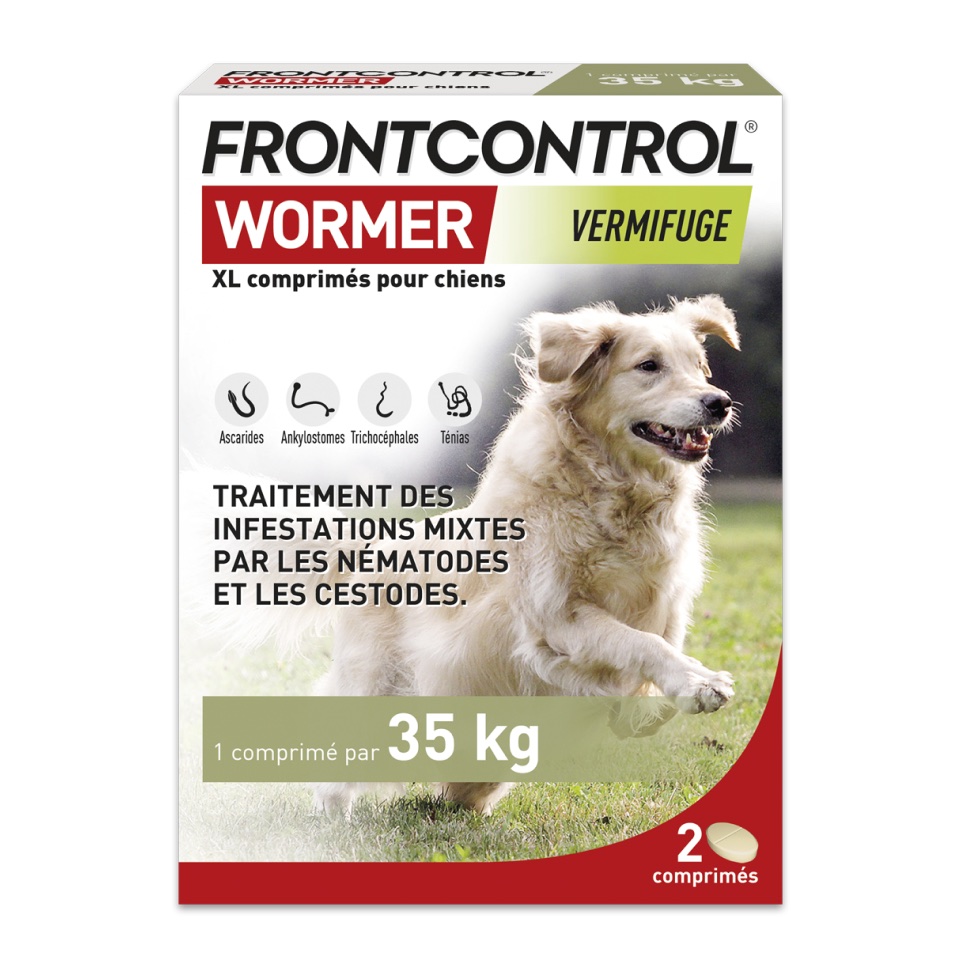 Frontcontrol Wormer Chien XL